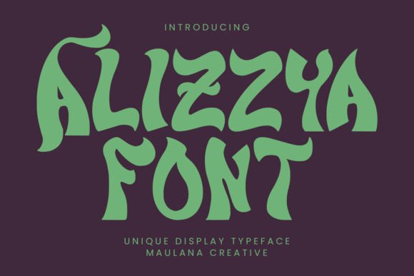 Alizzya: A Playful Display Font for Dynamic Web Design