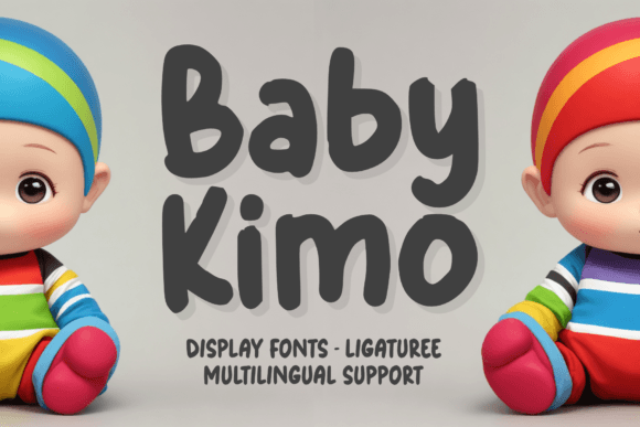 Baby Kimo Display Font for Handmade Creations