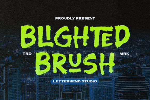 Blighted Brush Font: A Free Download for Creative Projects