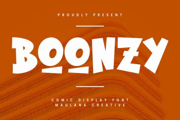 Boonzy: A Playful Display Font for Creative Branding