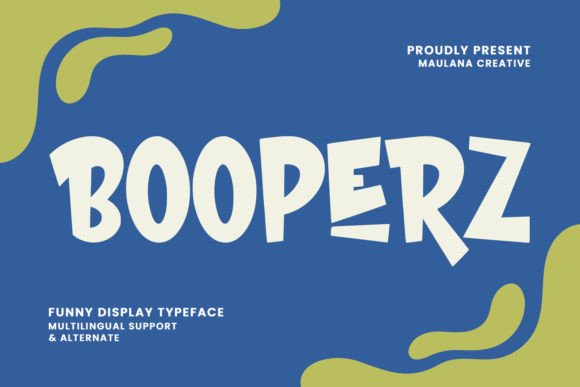 Booperz: The Playful Display Typeface for Bold Branding