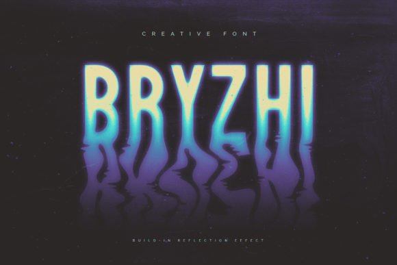 Bryzhi: A Flowing Display Font for Creative Makers
