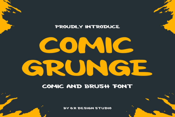 Comic Grunge: The Ultimate Display Font for Handmade Creators