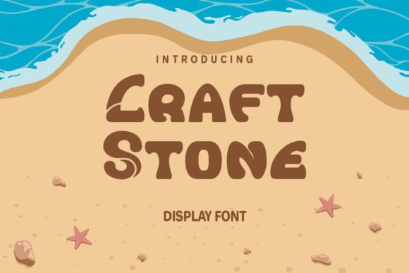 Craftstone: A Whimsical Display Font for Playful Projects
