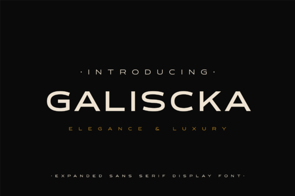 Galiscka: The Display Font That Elevates Your Campaigns
