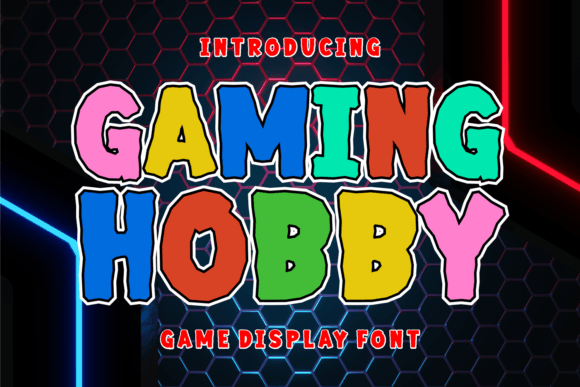 Gaming Hobby Font for Bold Branding and Dynamic Design