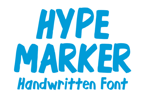Hype Marker Font for Creative Branding Projects