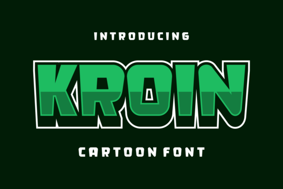 Kroin: A Quirky Display Font for Modern Editorial Design