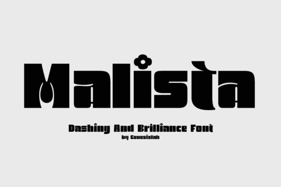 Malista Family: A Modern Display Font for Editorial Design