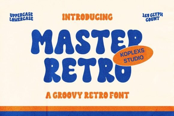 Master Retro: The Ultimate Groovy Typeface for Handmade Brands