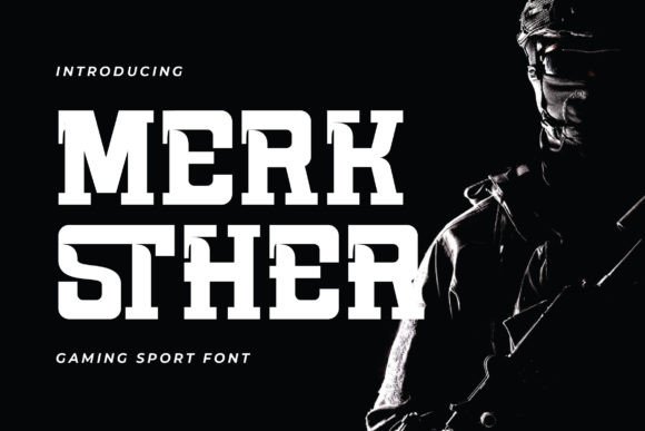 Merksther: A Bold Display Font for High-Energy Branding