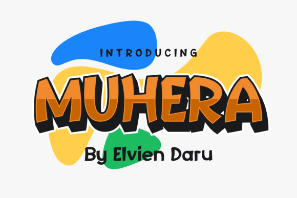 Muhera: A Playful Display Typeface for Modern Editorial Design