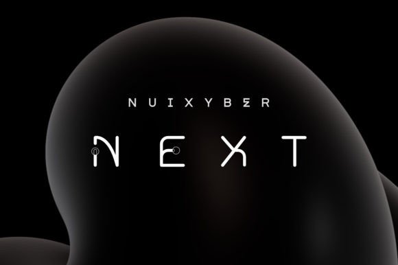 Nuixyber Next Display Font for Modern Web Design
