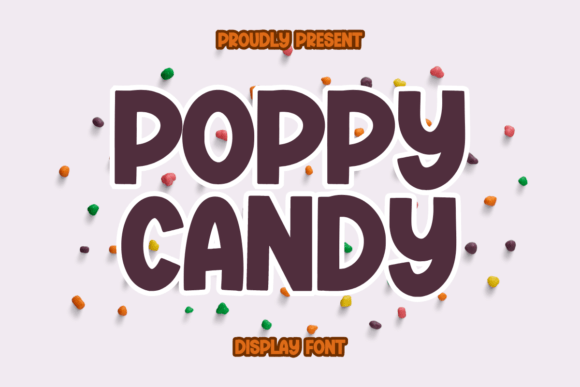 Poppy Candy: A Playful Display Font for Digital Creatives