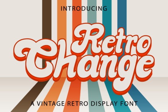 Retro Change Font for Timeless Branding