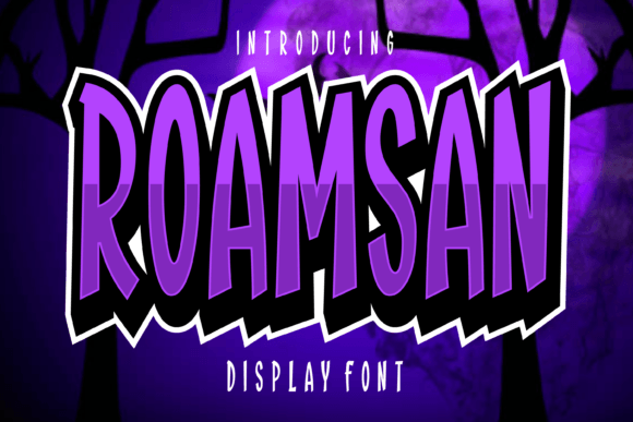 Roamsan: A Premium Display Typeface for Modern Editorial Design