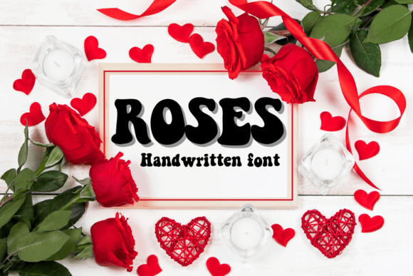 Roses Handwritten Font for Branding and Design