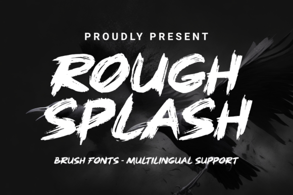 Rough Splash Font for Bold Branding and Creative Projects