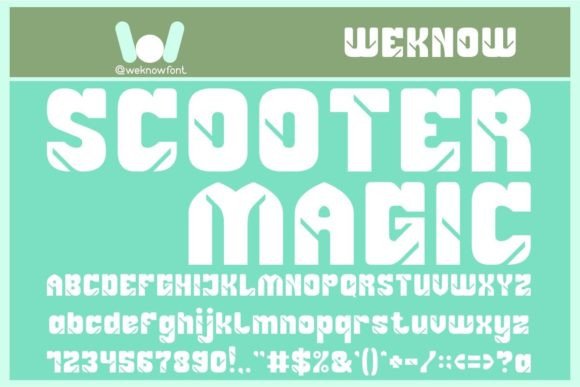 Scooter Magic: A Display Font for Bold Editorial Design