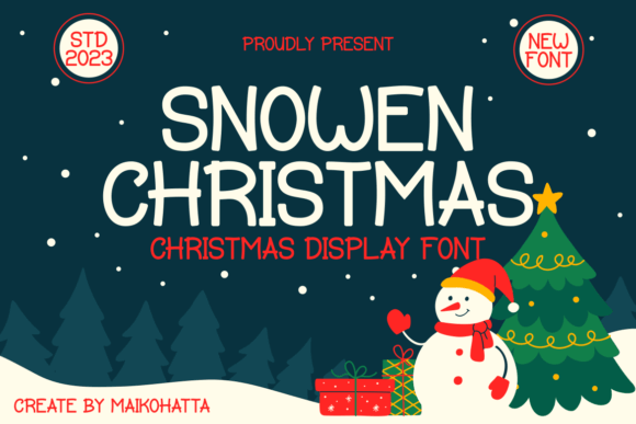 Snowen Christmas: The Perfect Holiday Typeface for Makers