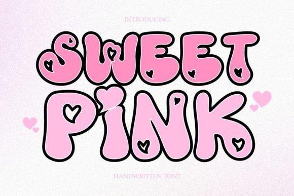 Sweet Pink Font for Cute and Creative Designs