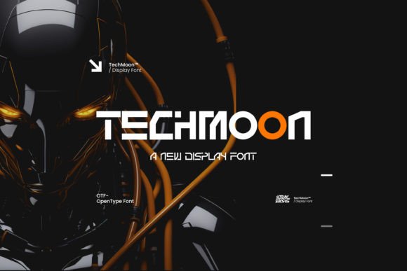 Techmoon Font for a Futuristic Editorial Look