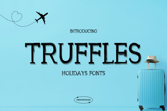 Truffles Font for Timeless Holiday Design