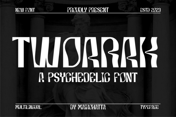 Twoarak: The Energetic Display Font for Modern Web Design